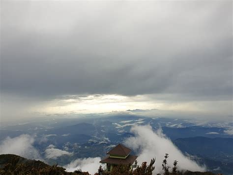 Mount Kota Kinabalu Hiking Beautiful Natural View Stock Photo ...