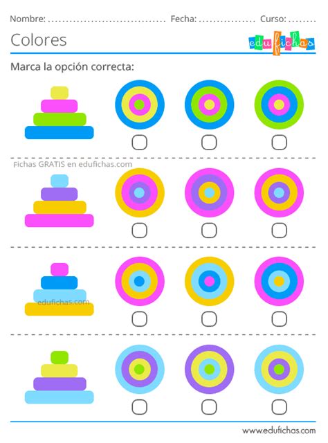 Ejercicios De Estimulaci N Cognitiva De La Atenci N Con Colores Pdf