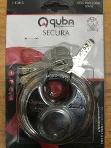 Quba Mm Small Size Disc Secura With Computer Keys Dimple Steel