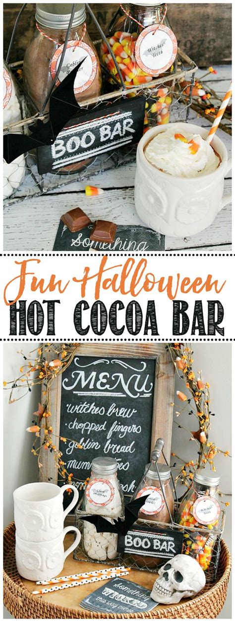 Halloween Beverage Bar Clean And Scentsible