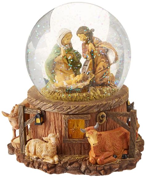 High Quality Unique Souvenir T Red Resin Santa Christian Snow Globes