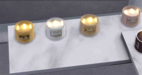 Lana CC Finds - darkiinmyheart: TS4 Functional yankee candles...