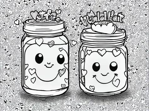 Kawaii Nutella Desenhos Para Colorir Atividades