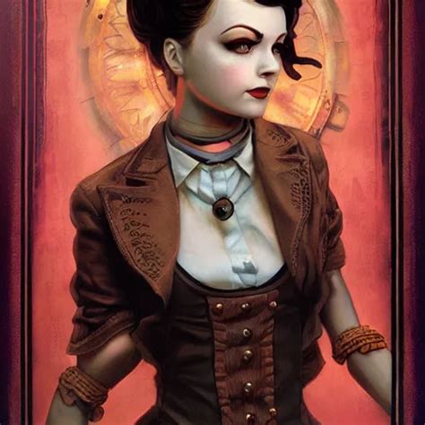 Lofi Steampunk Bioshock Portrait Pixar Style By Stable Diffusion