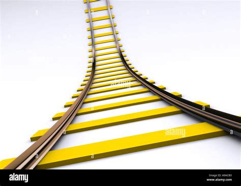 Train Track Illustration Hi Res Stock Photography And Images Alamy