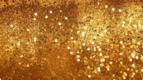 Captivating With A Touch Of Gold Glitter Powerpoint Background For Free