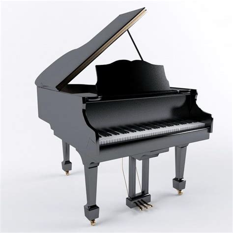 Grand Piano 3d Model 3ds Max Files Free Download Artofit