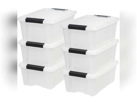 Iris Usa 12 Qt Plastic Storage Bin Tote Organizing Container With