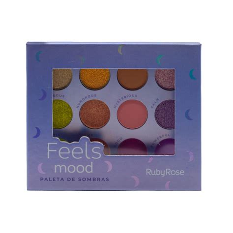 Paleta De Sombras Feels Mood By Ruby Rose Dumashe Tienda Virtual