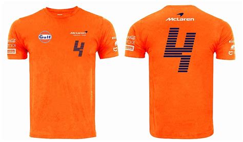 Camisa F Mclaren Lando Norris Temporada Retrosport Paix O