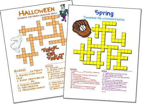 Make Your Own Printable Crossword Puzzles Printable Crossword Puzzles