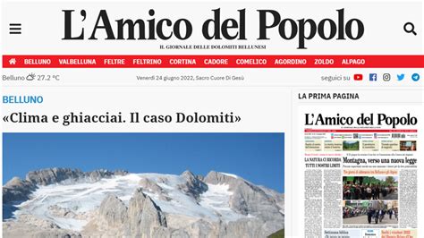 Belluno Clima E Ghiacciai Il Caso Dolomiti Rotary Club Passport