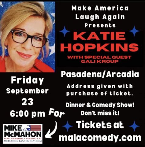 Katie Hopkins Make California Gold Again