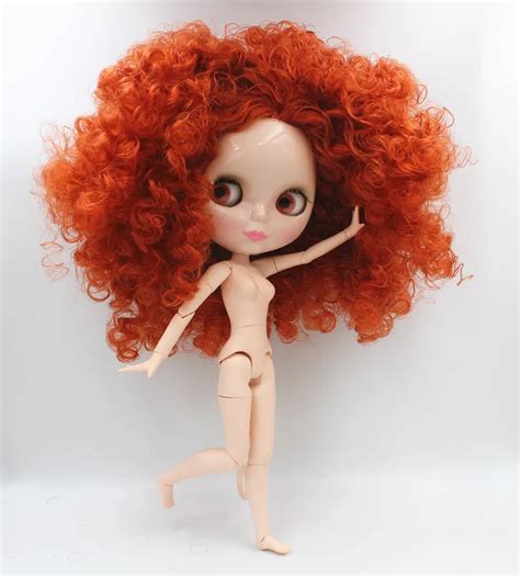 Free Shipping Top Discount 4 COLORS BIG EYES DIY Nude Blyth Doll Item NO 671J Doll