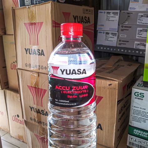 Jual Yuasa Air Aki Accu Zurr Merah 1 Liter Shopee Indonesia