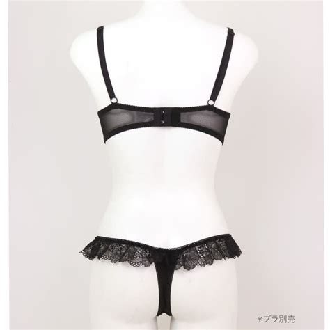 ロマンチックな華ありランジェリー響きにくいのがうれしいTバックショーツ 品番FDLW0001969 fran de lingerie