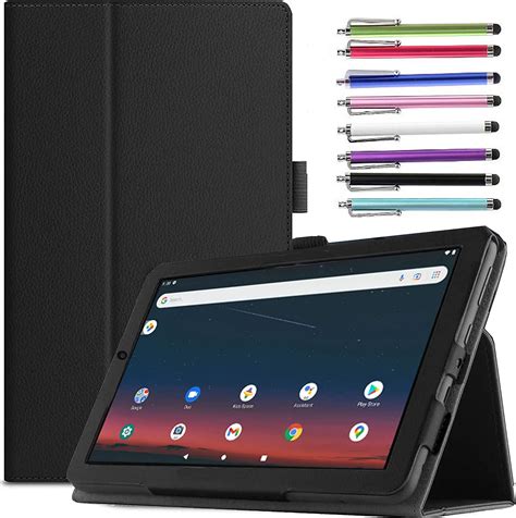 Epicgadget Gen 3 Onn 7 Inch Tablet 2022 Model 100071481 Pu Leather Folding Stand Case Stylus