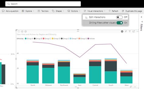 Como Aplicar Interacciones En Los Objetos Visuales De Power Bi Eroppa