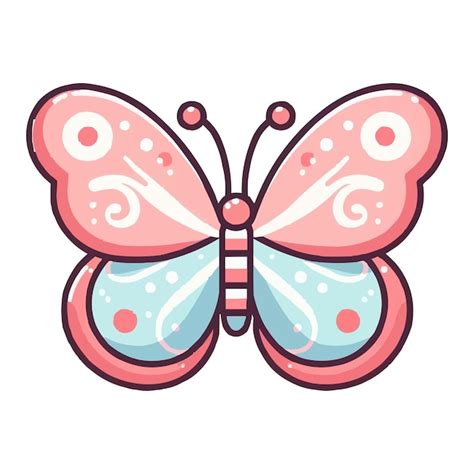 Premium Vector Pink Butterfly Vector