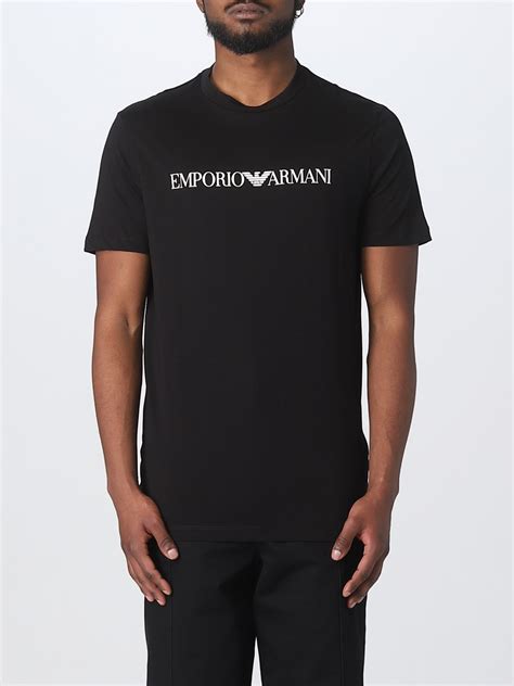 Emporio Armani Cotton T Shirt Black 1 Emporio Armani T Shirt