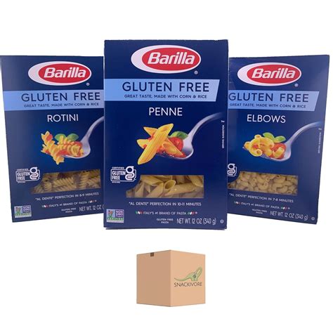 Barilla Gluten Free Pasta Variety Pack Includes Penne