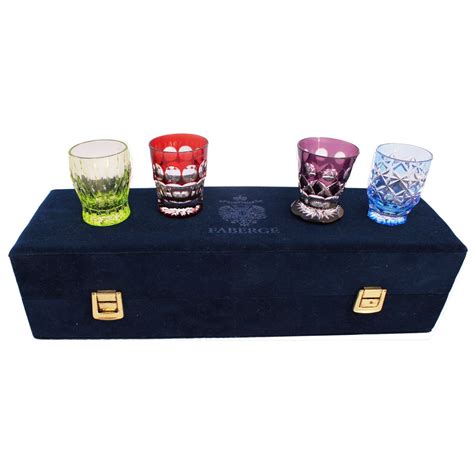 Faberge Vodka Set Shot Glasses