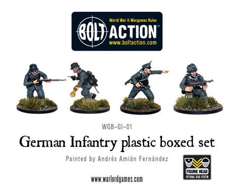 Warlord Games 28mm Bolt Action Wwii Late War German Infantry 25 Plastic