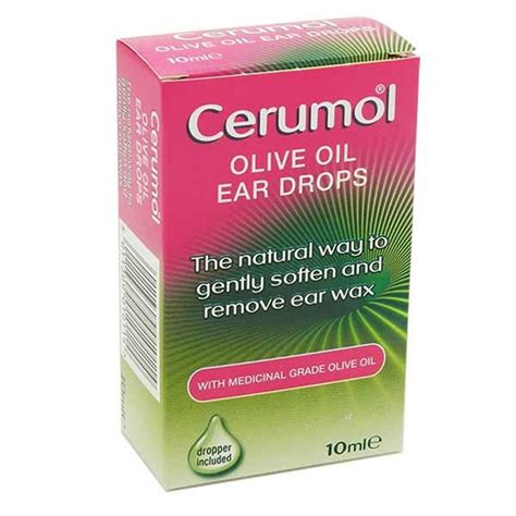 NHG Pharmacy Online Cerumol Extra Virgin Olive Oil Ear Drop 10ml