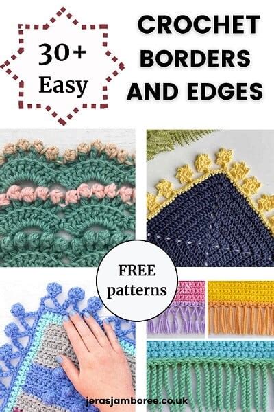 30 Free Crochet Border And Edging Patterns To Make Your Project Truly