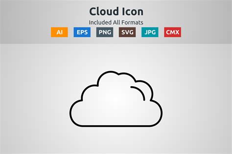 Cloud Vector Outline Icon Graphic by abidehtisham198 · Creative Fabrica