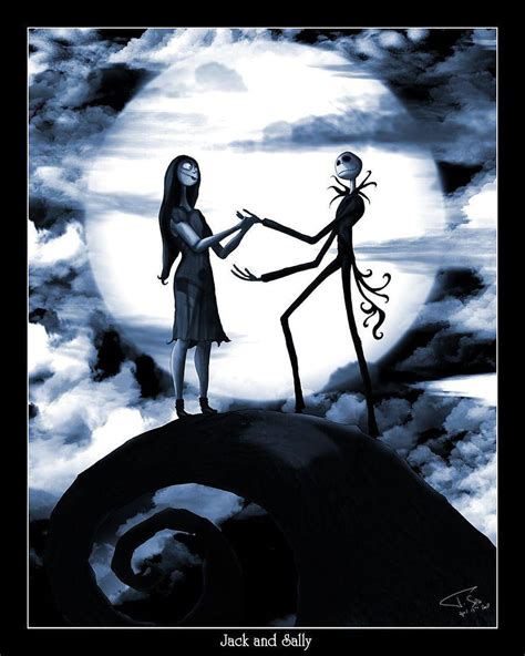 The Nightmare Before Christmas Jack And Sally HD Phone Wallpaper Pxfuel