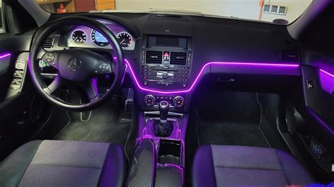 Digital LED Strip Ambiente Beleuchtung für Mercedes C klasse W204