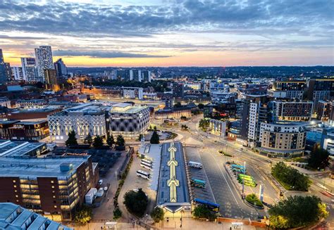 Leeds Bus Station With John Lewis On The Left Taken At Dusk Photos By