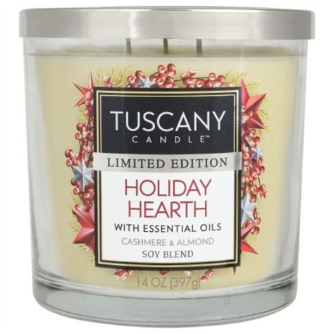 Tuscany Candle Limited Edition Holiday Hearth Scented Jar Candle