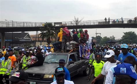 Mc Oluomo Others Lead Million Rally For Tinubu Sanwo Olu