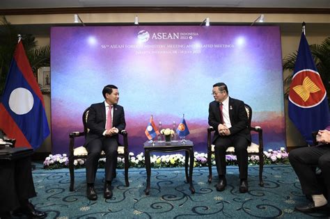 Secretary General Of Asean Meets With Deputy Prime Minister And