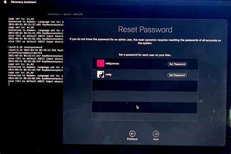 Reset Forgotten Admin And Standard User Password Macos And Osx