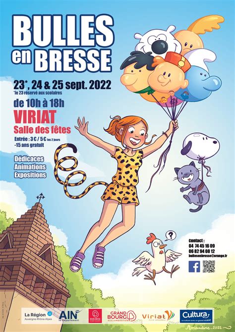 Bulles en Bresse BD musique les 24 et 25 septembre à Viriat