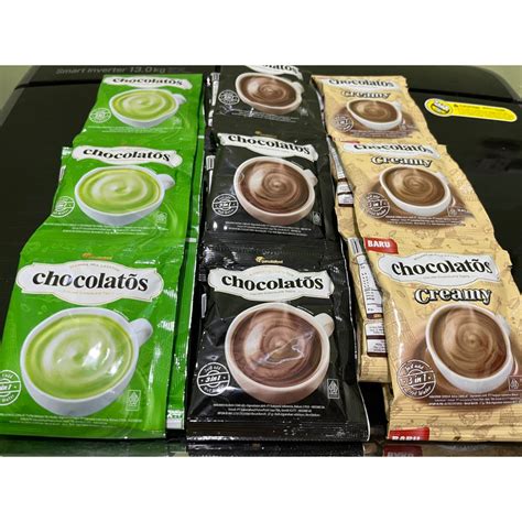 jual minuman chocolatos drink sachet isi  sachet shopee indonesia