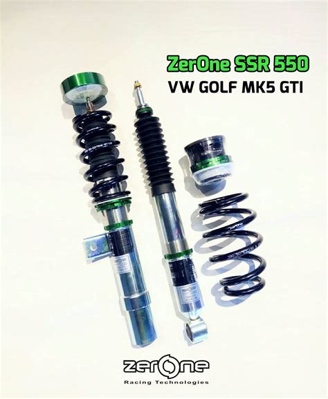 VW Golf MK5 MK6 GTI 06 ZerOne SSR550 Hi Lo Soft Hard Adjustable