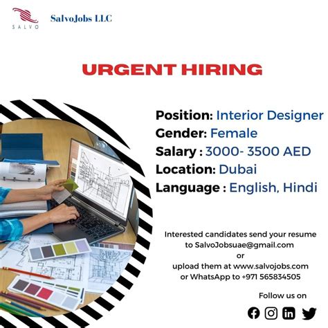 Uae Interior Designer Job Vacancy Saudigulf Jobs