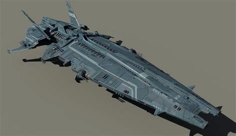 Sci Fi Capital Ship Space