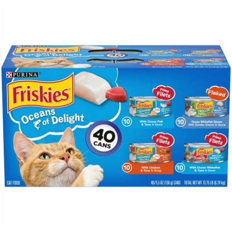 Purina Friskies Wet Cat Food Variety Pack 5 5 Oz Cans 40 Pack 5 5 Oz