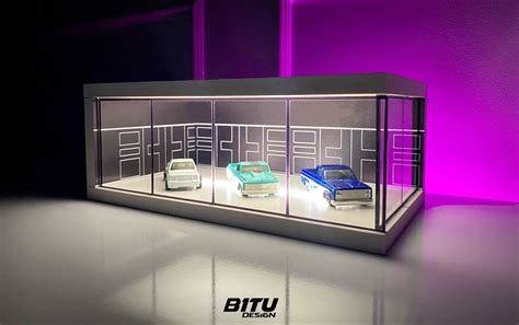 Hot Wheels Diorama Garaż Box Kryty Supra GTR BMW M3 Mercedes 500e STH Częstochowa Wyczerpy