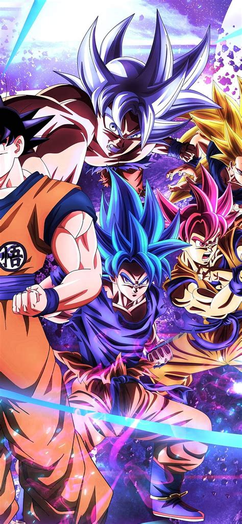 Goku All Super Saiyan Forms Wallpaper