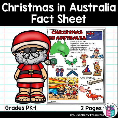 Christmas In Australia Fact Sheet For Early Readers Made By Teachers