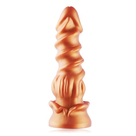 Hismith 8 46 Spiral Grain Silicone Dildo With KlicLok System For