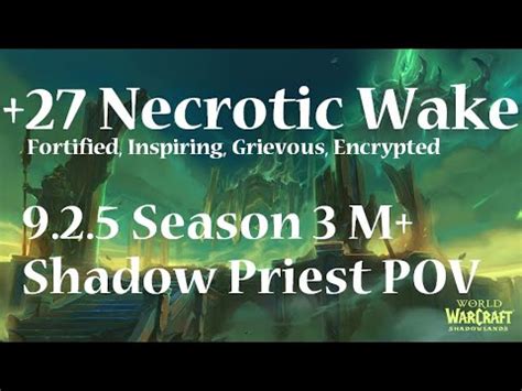 Necrotic Wake Shadow Priest Pov M Shadowlands Season Mythic