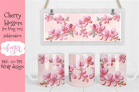 Bundle Floral Oz Mug Sublimation Design Mug Wraps Png Etsy