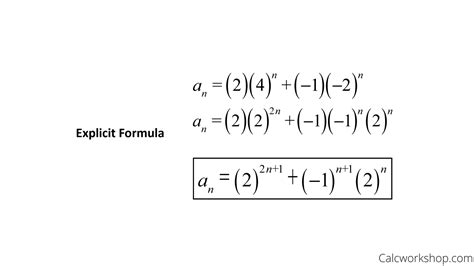 Recurrence Relation Calcworkshop